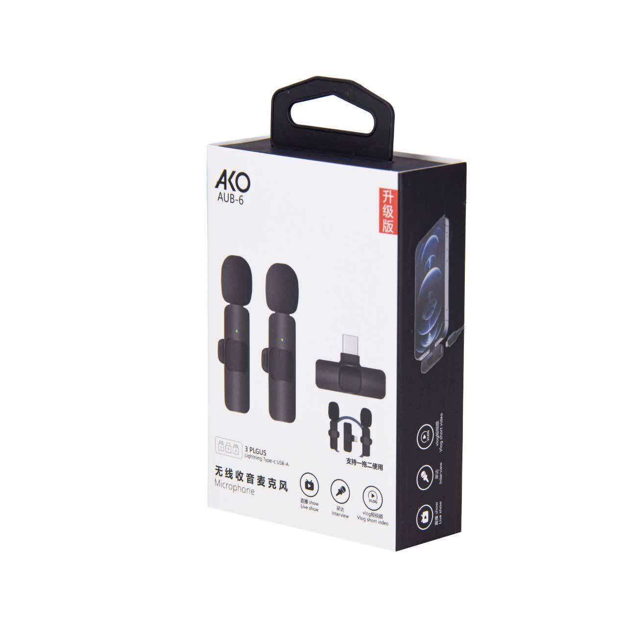 میکروفون یقه ای وایرلس آکو مدل AUB-6